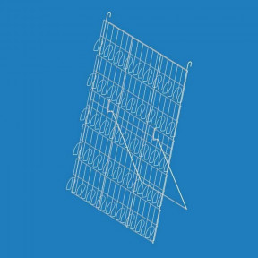 Стенд НН-3 з притискними кишенями 5 полиць, висота 1160 мм, ширина 850 мм