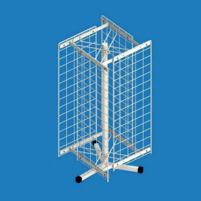 Стойка-вертушка 4 сетки настольная, высота 700 мм, ширина 250 мм (со смещением)