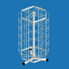 Стойка настольная вращающаяся под открытки А5 (30 карманов)