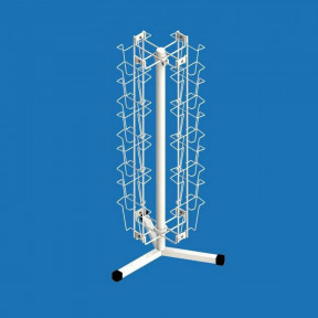 Стійка настільна обертова під листівки А6 (20 кишень)