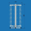Стойка настольная вращающаяся под открытки А6 (30 карманов)