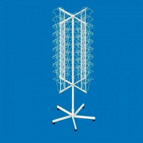 Стойка вращающаяся под открытки А5 и А6 72 ячейки (4-х лучевая)