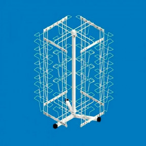 Стійка настільна обертова під листівки А5 (40 осередків)