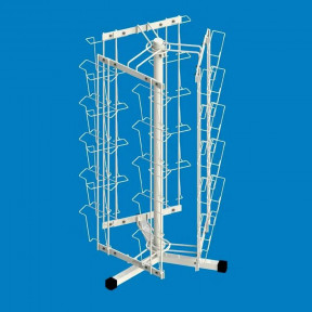 Стойка настольная вращающаяся под открытки А6 (30 ячеек)