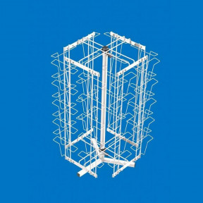 Стійка настільна обертова під листівки А6 (40 осередків)